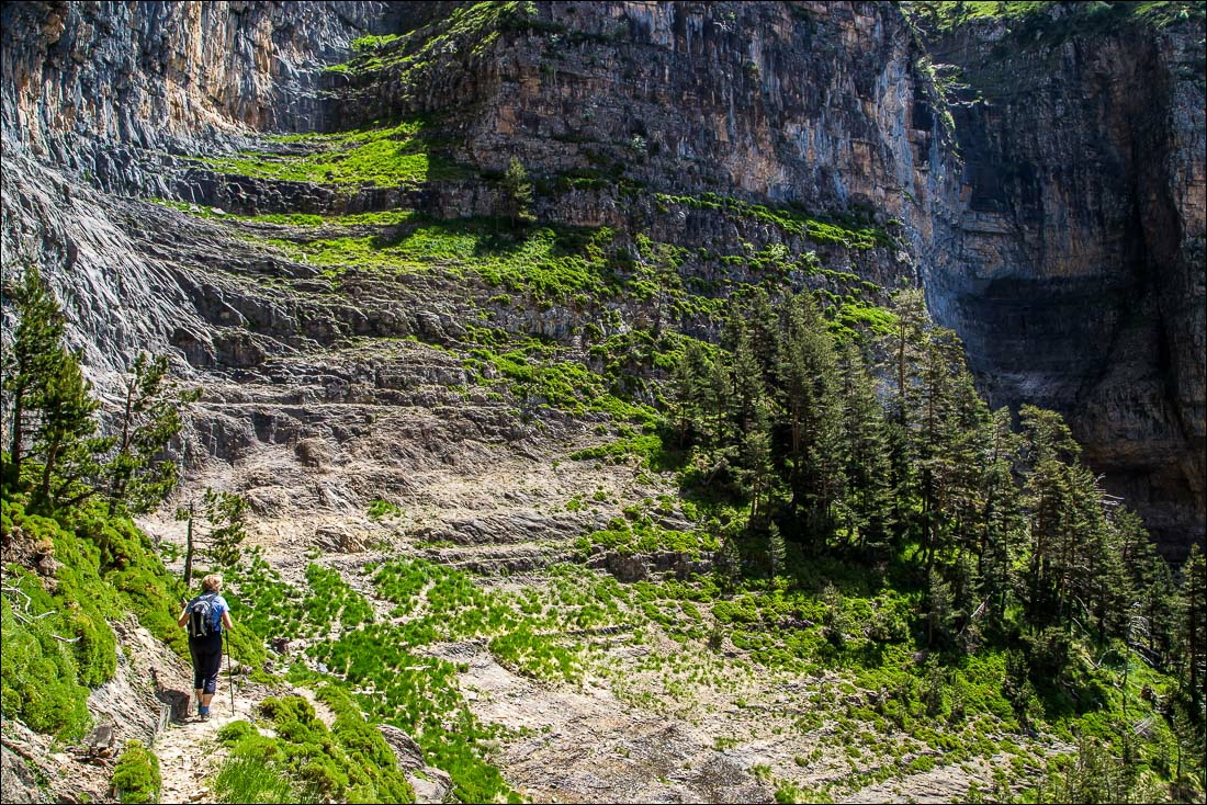 Faja Racon walk, Ordesa Valley Faja Racon walk, Ordesa Valley