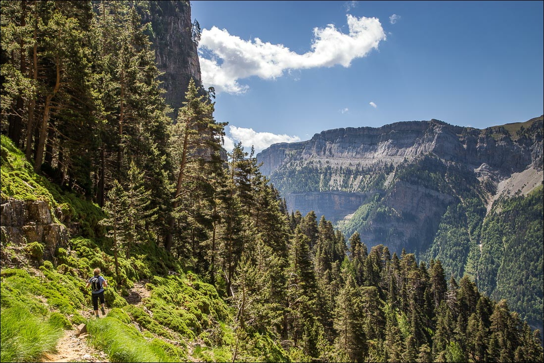 Faja Racon walk, Ordesa Valley Faja Racon walk, Ordesa Valley