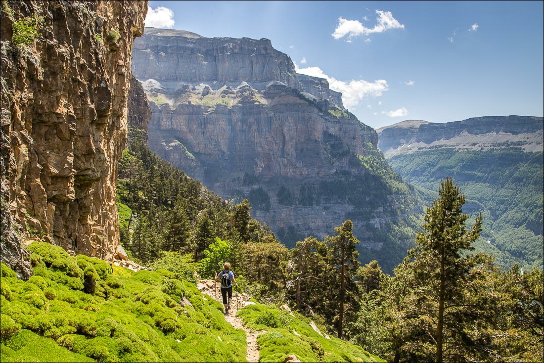 Faja Racon walk, Ordesa Valley Faja Racon walk, Ordesa Valley