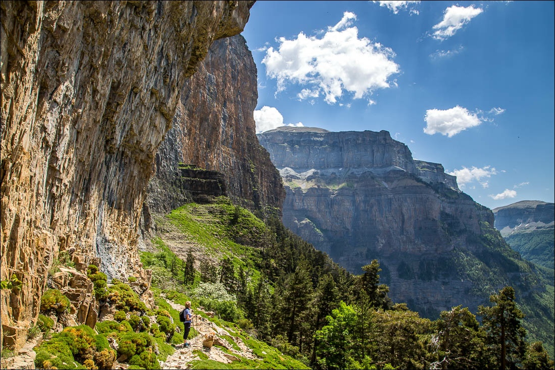 Faja Racon walk, Ordesa Valley Faja Racon walk, Ordesa Valley