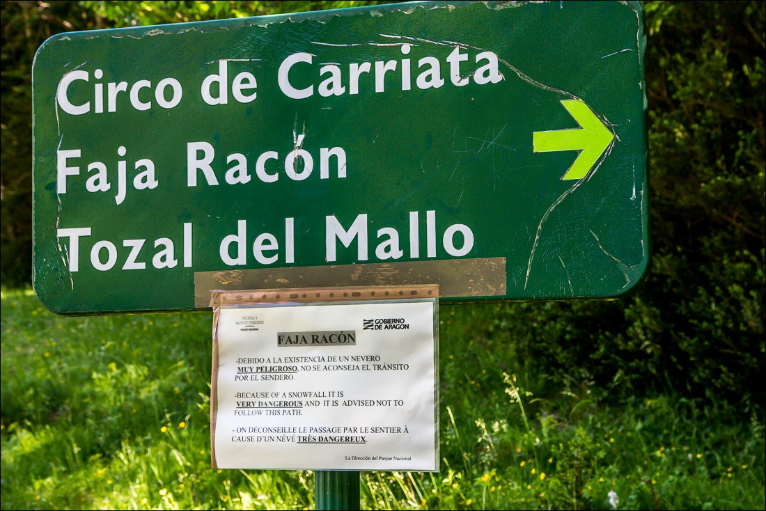 Faja Racon walk, Ordesa Valley Faja Racon walk, Ordesa Valley