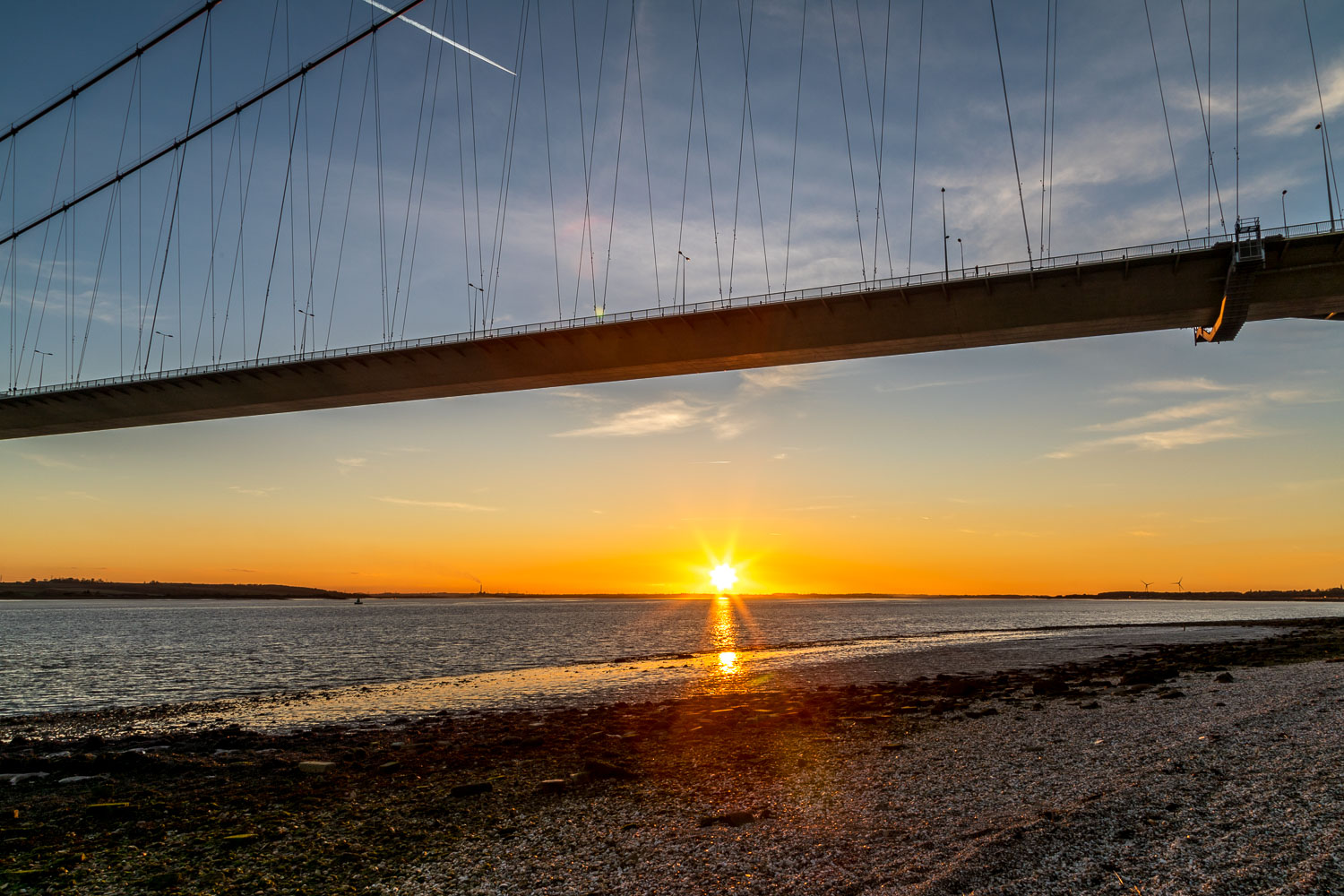 Humber Bridge sunset