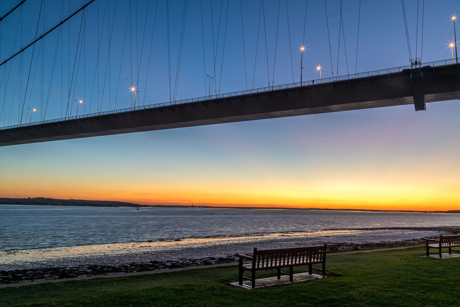 Humber Bridge sunset