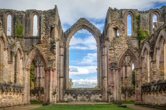 The Chapel of the Nine Altars, Chancel, East Window, Fountains Abbey