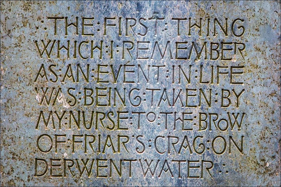 The Ruskin Memorial on Friar’s Crag