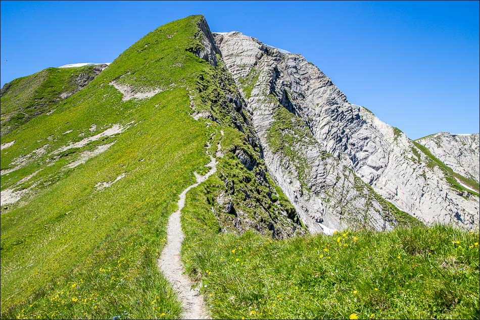 Gehren Ridge path
