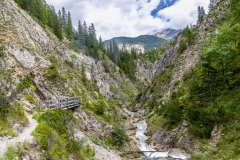 Gleirschklamm Gorge walk