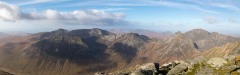 Goatfell summit panorama