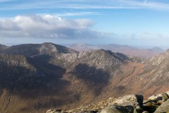 Goatfell summit panorama