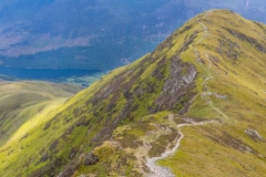 Whiteless Edge leading to Whiteless Pike