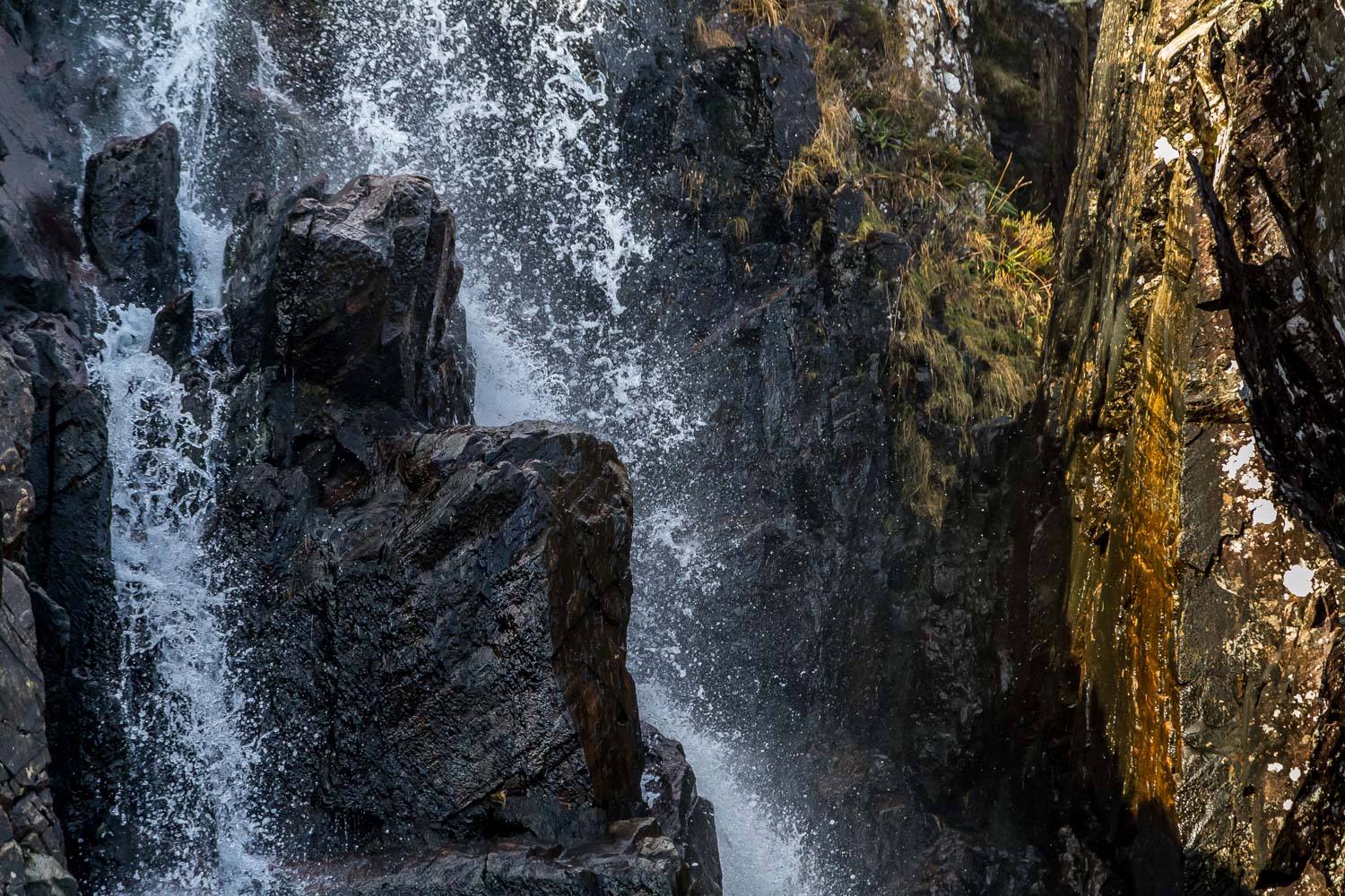 Sourmilk Gill waterfalls