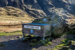 stretcher box at Sty Head