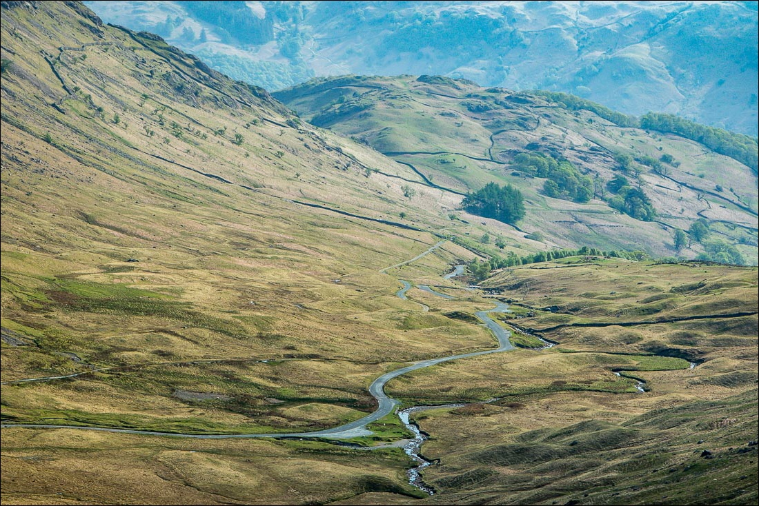 The Borrowdale side of the Honister Pass