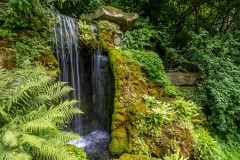 Hampton Court Castle Garden waterfall