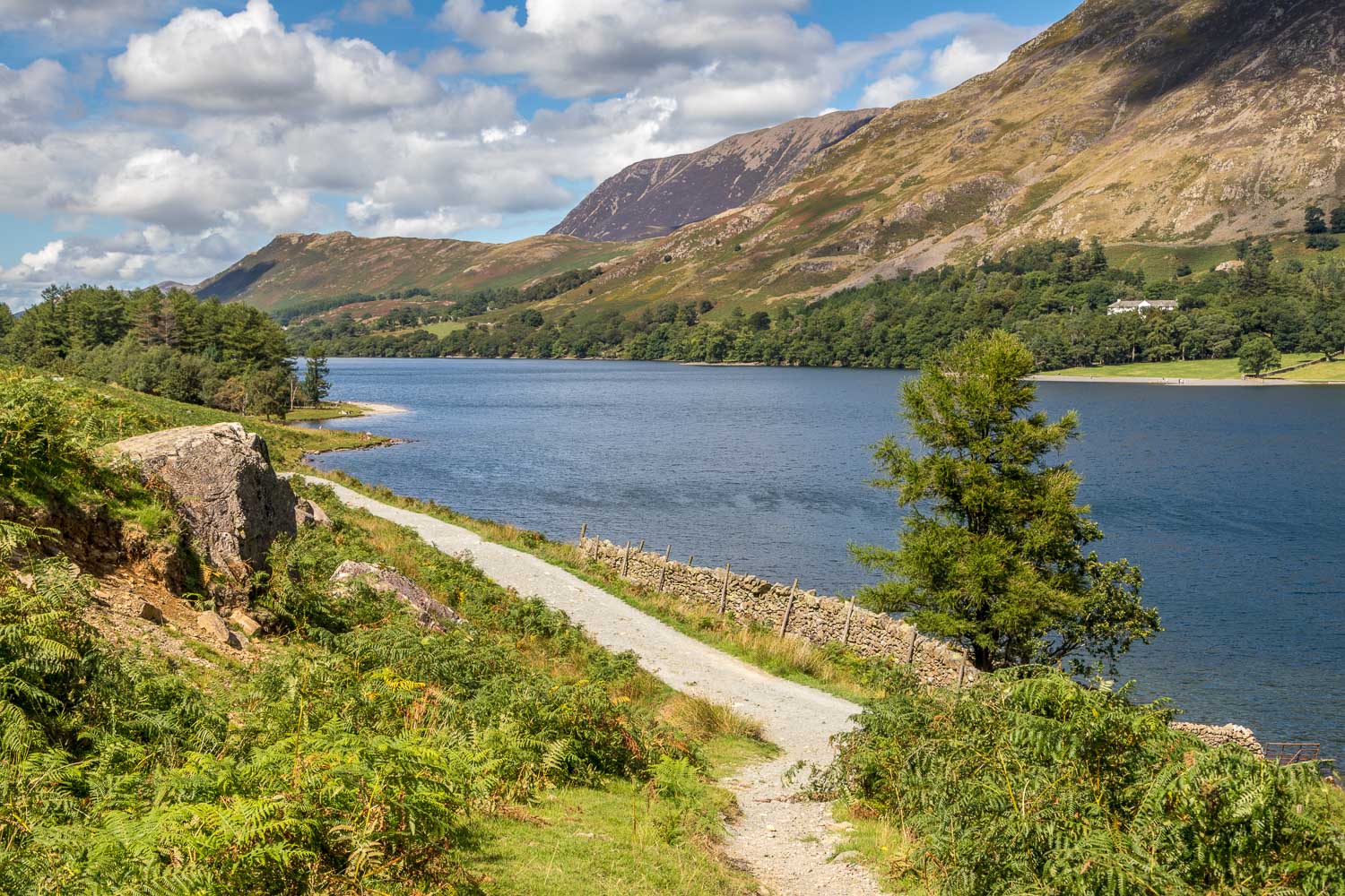 Buttermere lakeshore path