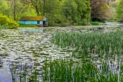 Holehird Gardens walk, boathouse