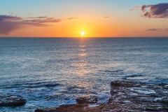 Dawn, Northumberland coast