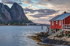 Reine Rorbuer, Lofoten, sunset