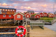 Reine Rorbuer, Lofoten, sunset