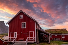 Reine Rorbuer, Lofoten, sunset