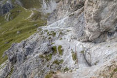 Kreuzjoch walk, Niederer Burgstall