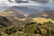 Eskdale from the summit of Bowfell