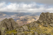 Scafells from Harter Fell
