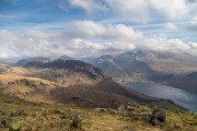 The Scafells from Middle Fell