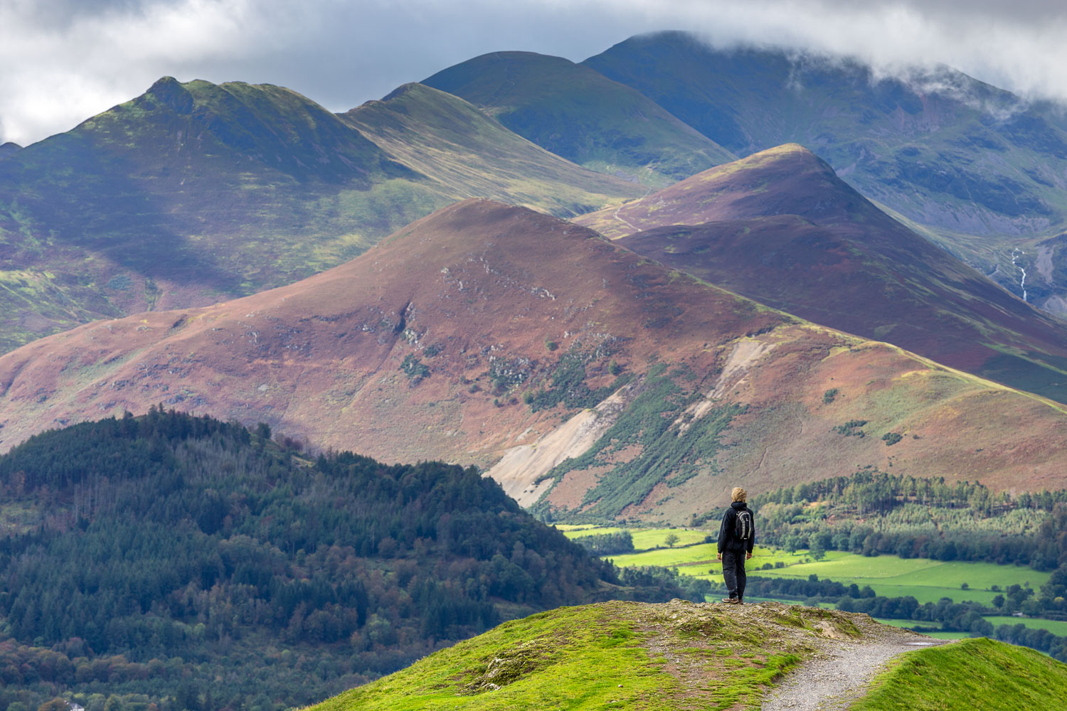 Causey Pike, Barrow and Outerside (not forgetting Gilly) from Latrigg today #keswick #lakedistrict #cumbria