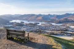 Latrigg bench, view