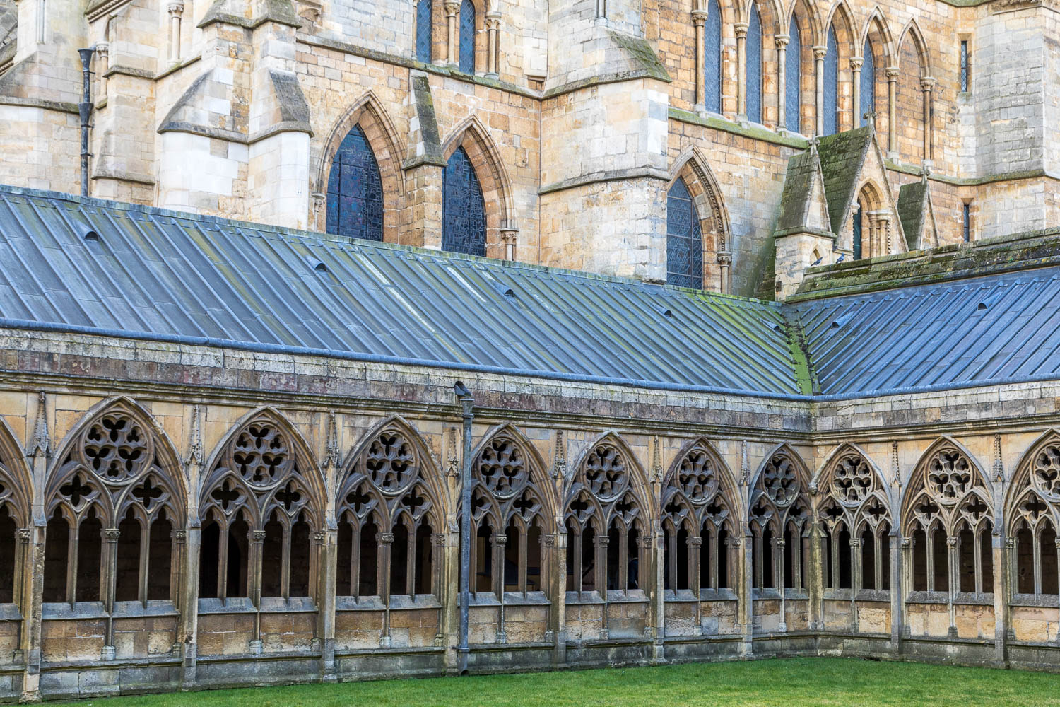 Lincoln Cathedral cloisters