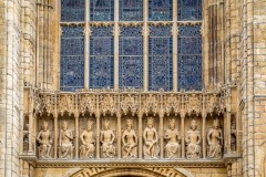 Lincoln Cathedral West Front, Gallery of Kings