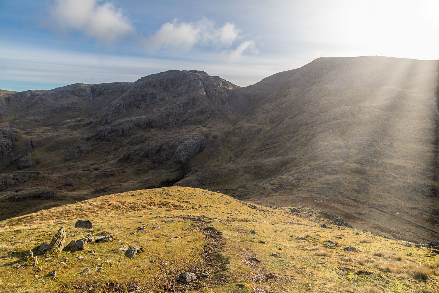 Lingmell, Lingmell Col, Scafell Pike