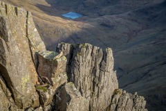 Lingmell Crags, Styhead Tarn