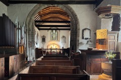 Pulpit, St Clydawg Church Clodock