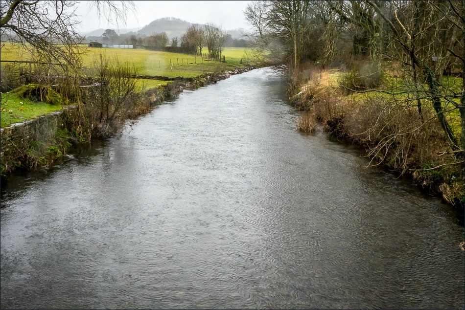River Cocker from the bridge at Low Lorton