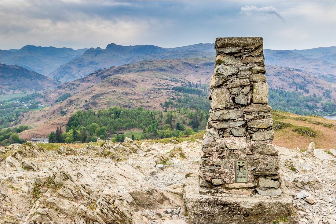 Summit of Loughrigg Fell