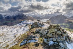 Low Fell summit cairn