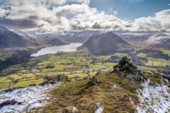 Low Fell view, Crummock WAaer, Mellbreak