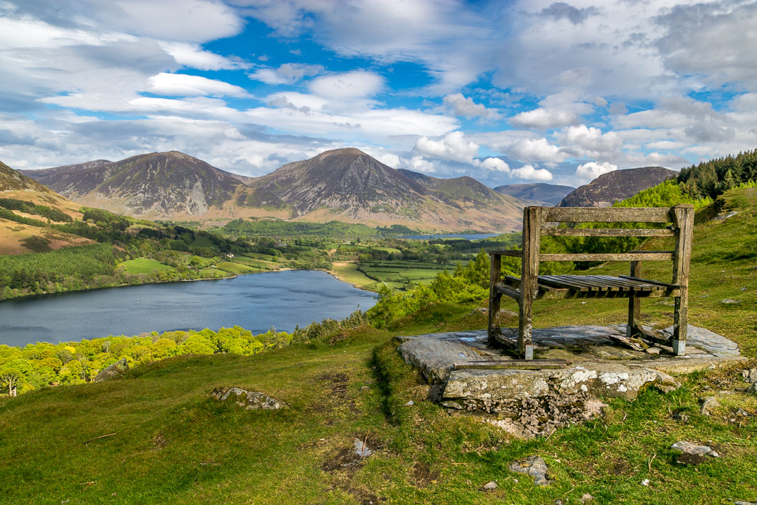 Loweswater walk, Loweswater bench