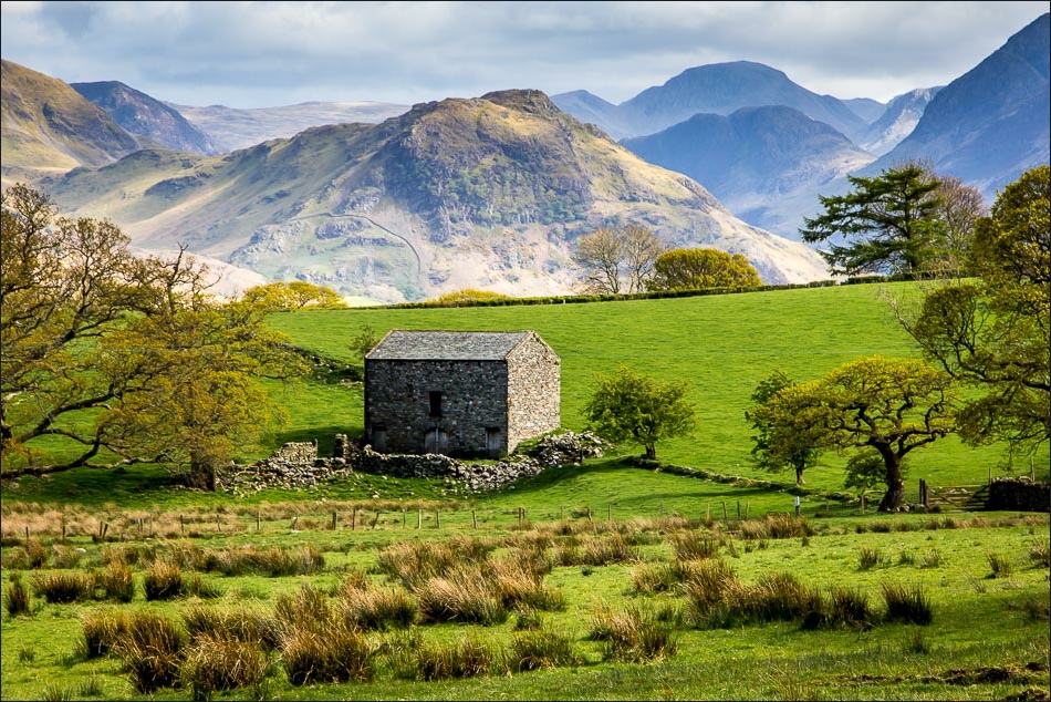 Rannerdale Knotts, with Haystacks and Great Gable beyond