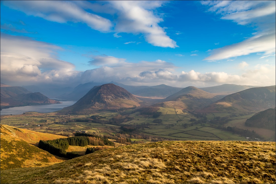 Loweswater fells from Darling Fell