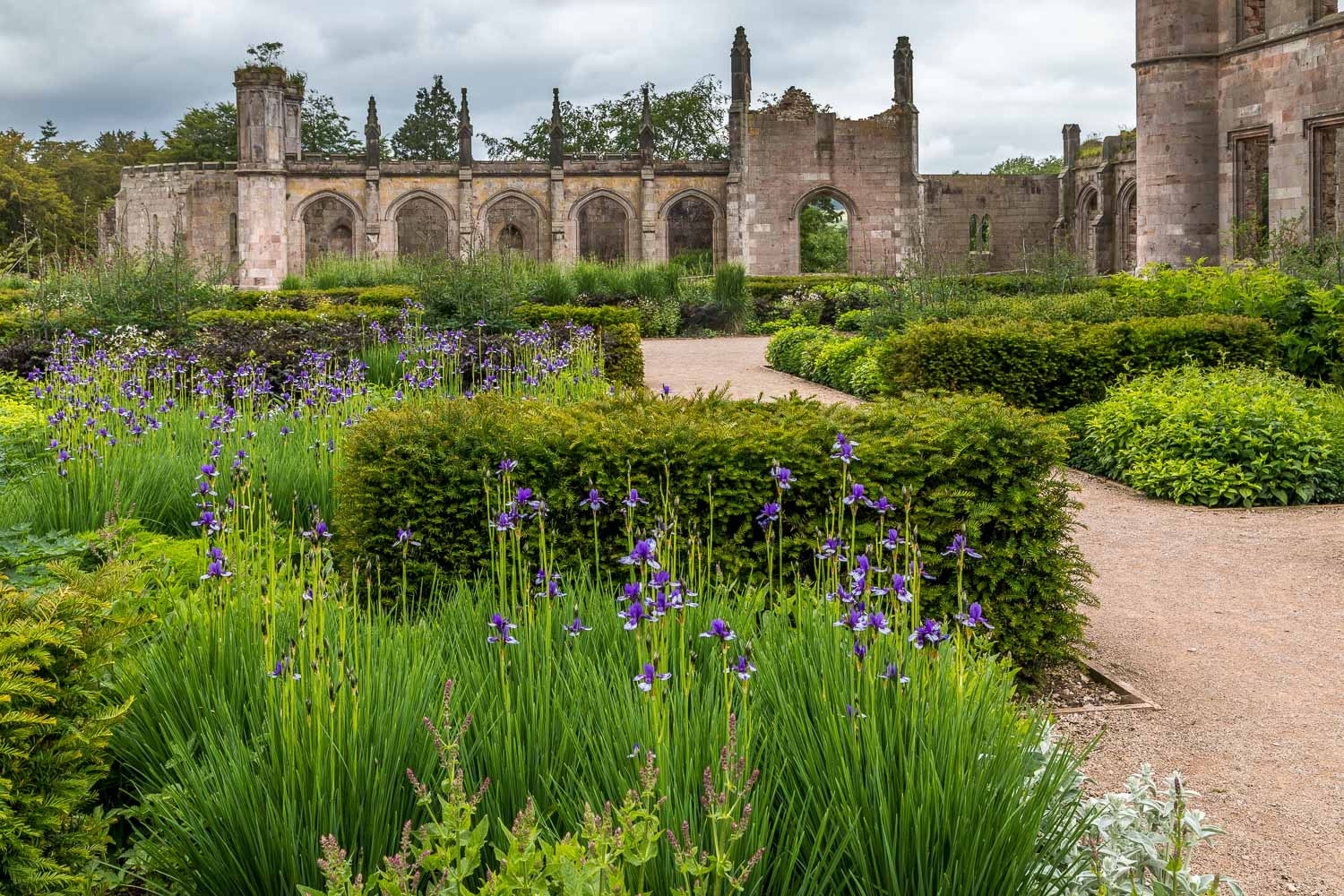 Lowther Castle gardens