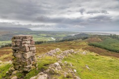 Muncaster Fell summit, River Esk, Irish Sea