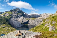 Munkebu walk, Tridals lake, Lofoten