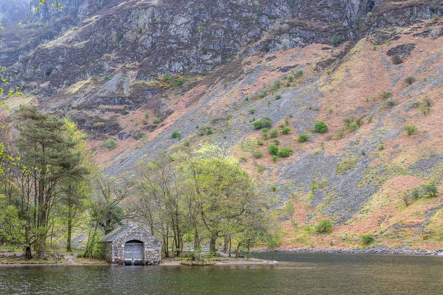 Boathouse at the foot of Wast Water
