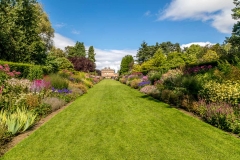 Newby Hall garden, borders