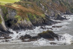 Newport Bay cliffs