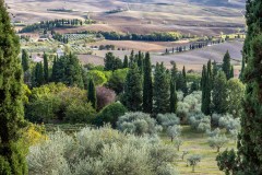 Pienza, Passeggiata Panoramica, Val d'Orcia
