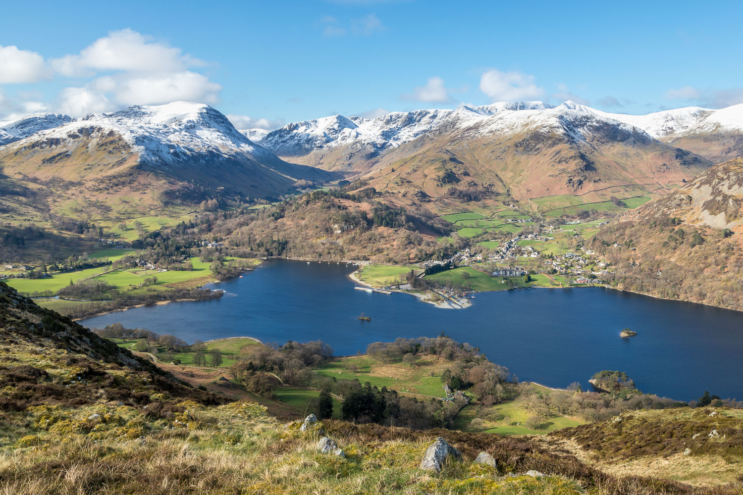 Hare Shaw, Ullswater view, Helvellyn